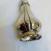 Salière en argent sterling floral par Tiffany & Co., années 1950