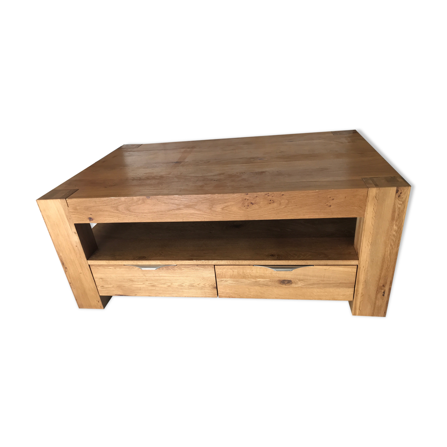 Drop table, solid wood tv cabinet