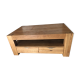Drop table, solid wood tv cabinet