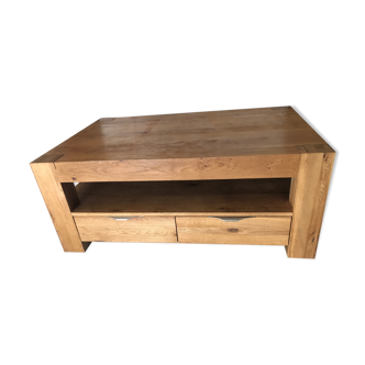 Table baisse , meuble tv en bois massif