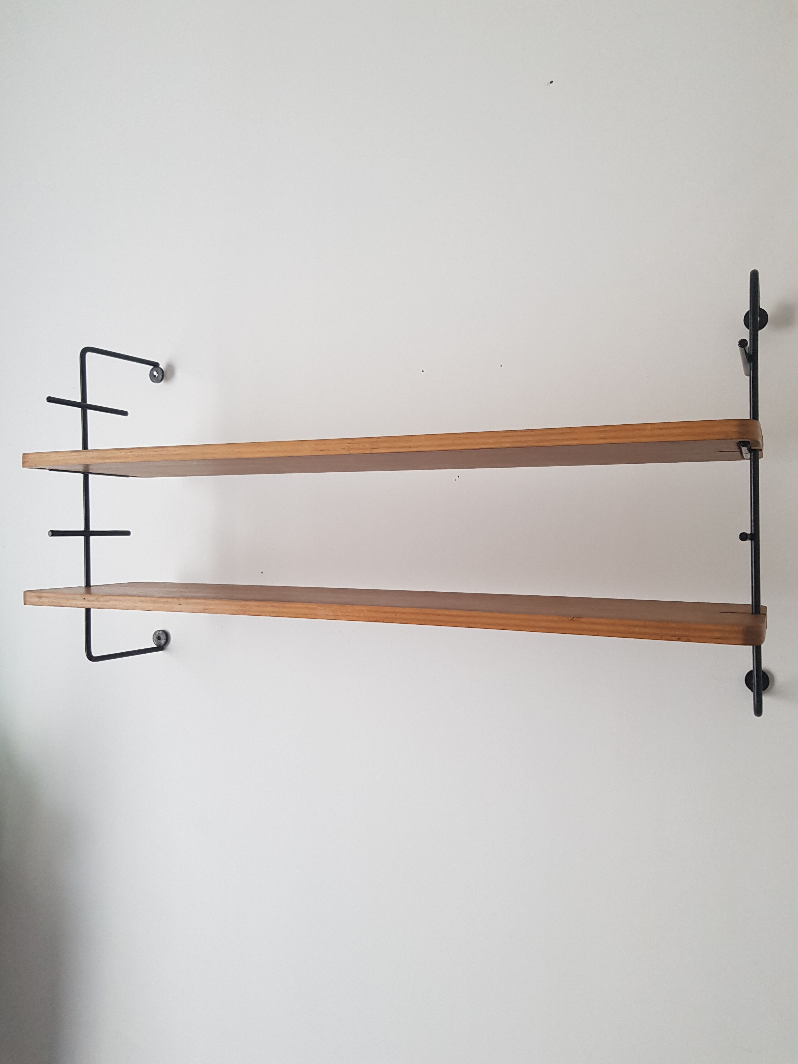 1950s wall string shelf