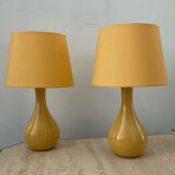 Pair of vintage ceramic lamps