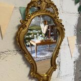 Louis XV style gilded mirror