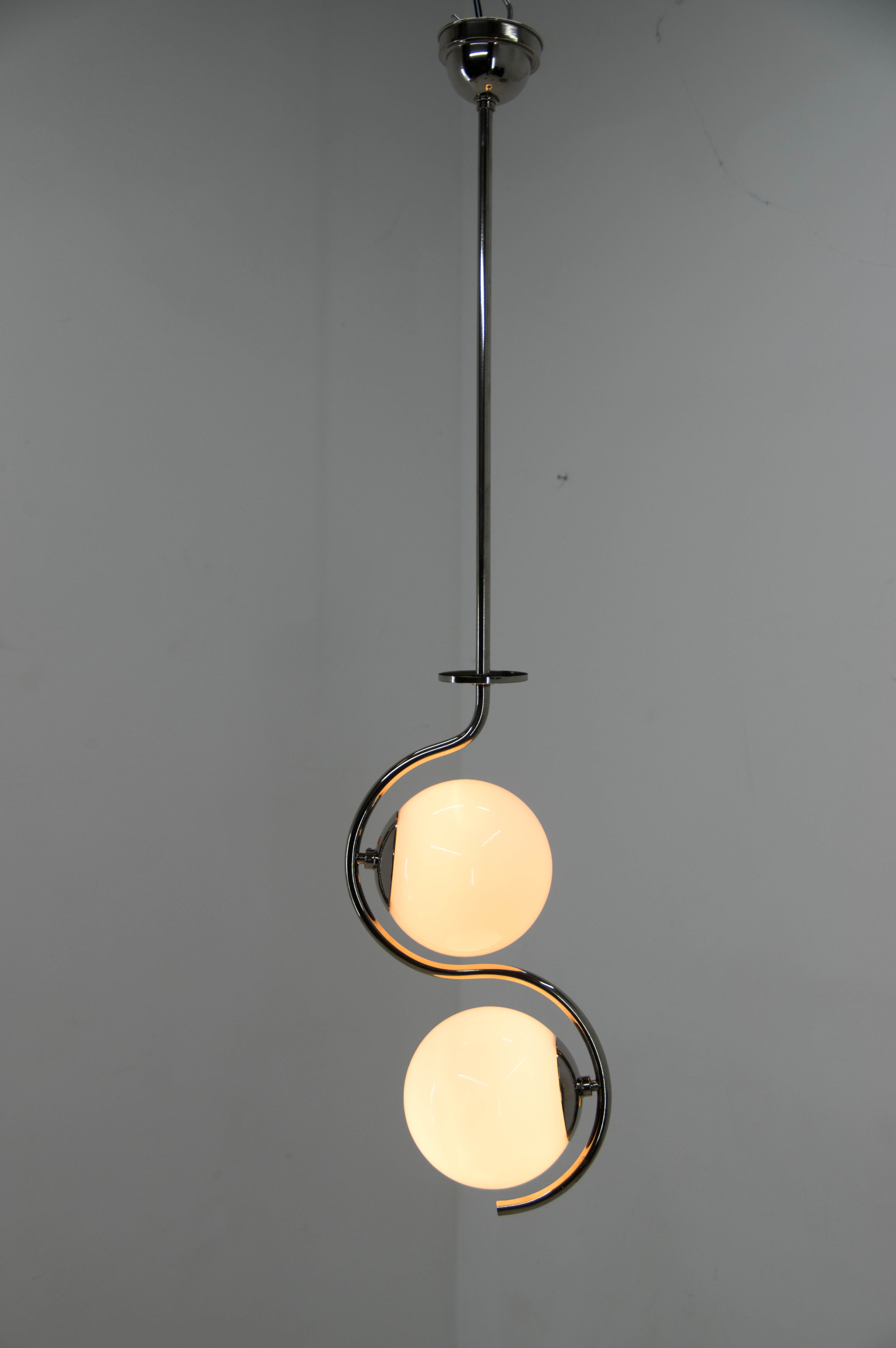 Functionalist chandelier, 1930s