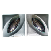 Paire d'appliques murales ufo futuristes