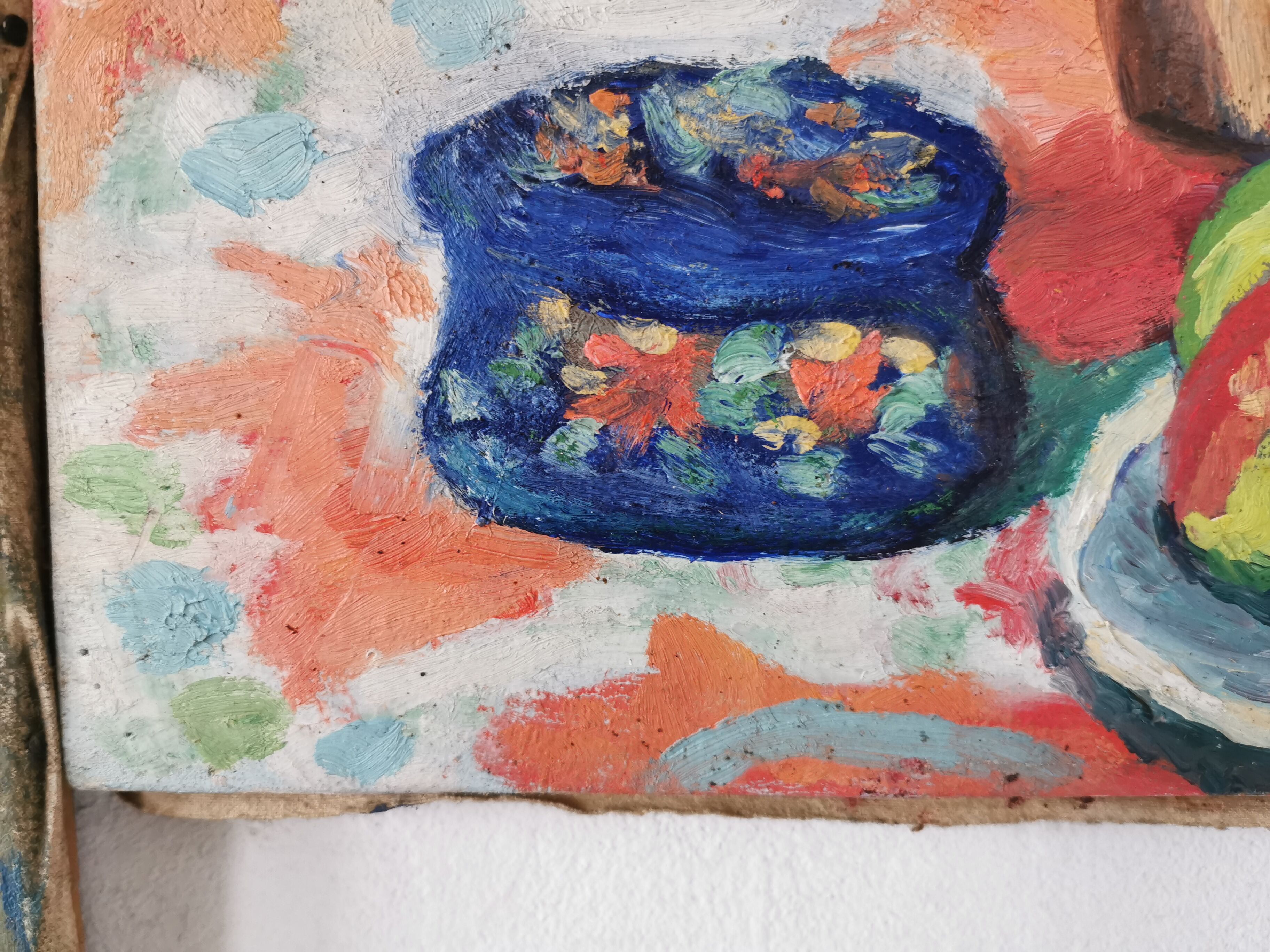 Set of 3 old still life paintings