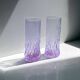 6 Alexandrite Longdrink Glasses - Space Age 1970s Italy