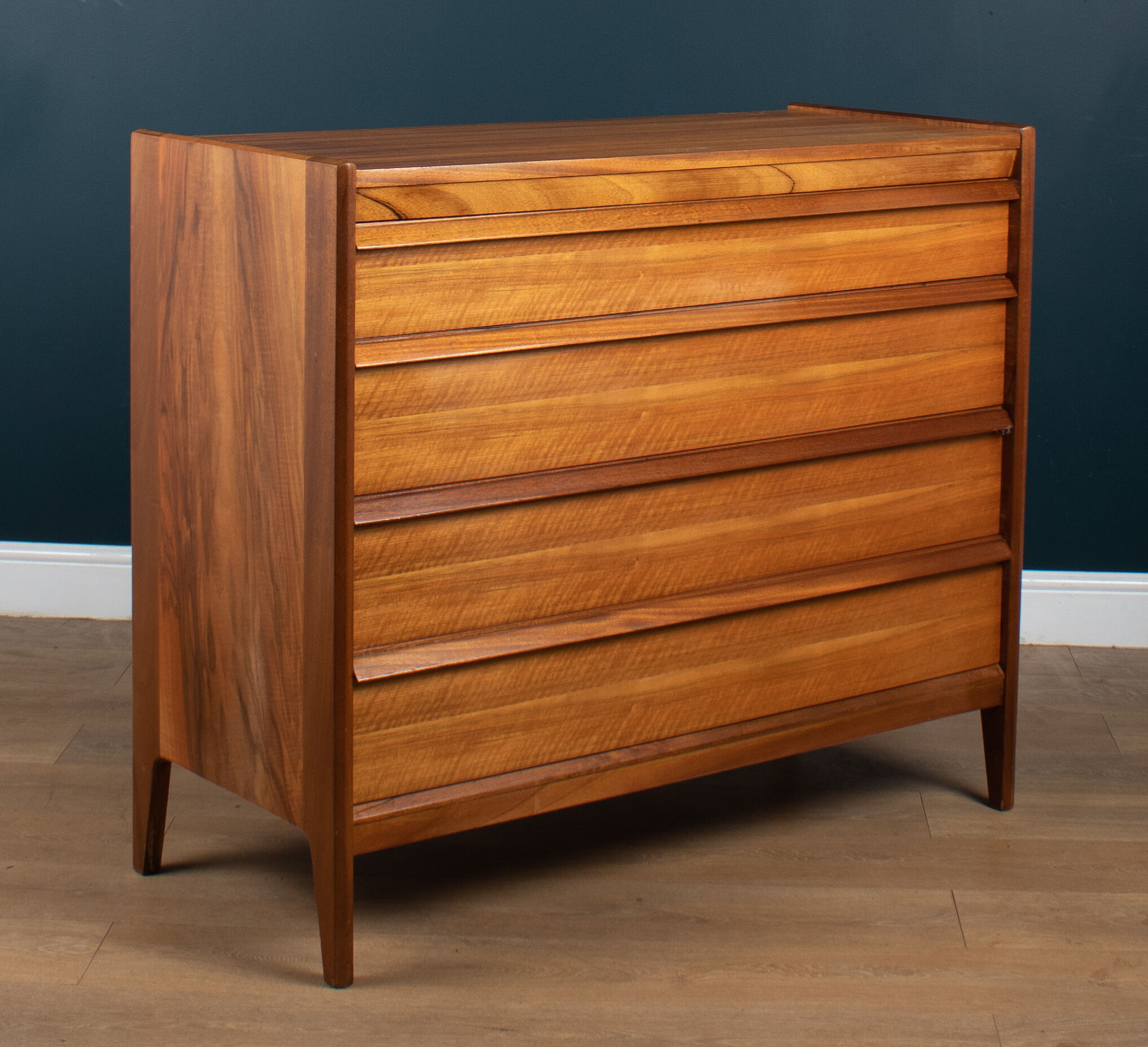 Retro Walnut & Rosewood Younger Chest Of Drawers By John Herbert