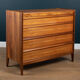 Retro Walnut & Rosewood Younger Chest Of Drawers By John Herbert