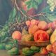 Chromolithograph Still Life Fruits Signed G. Falchetti