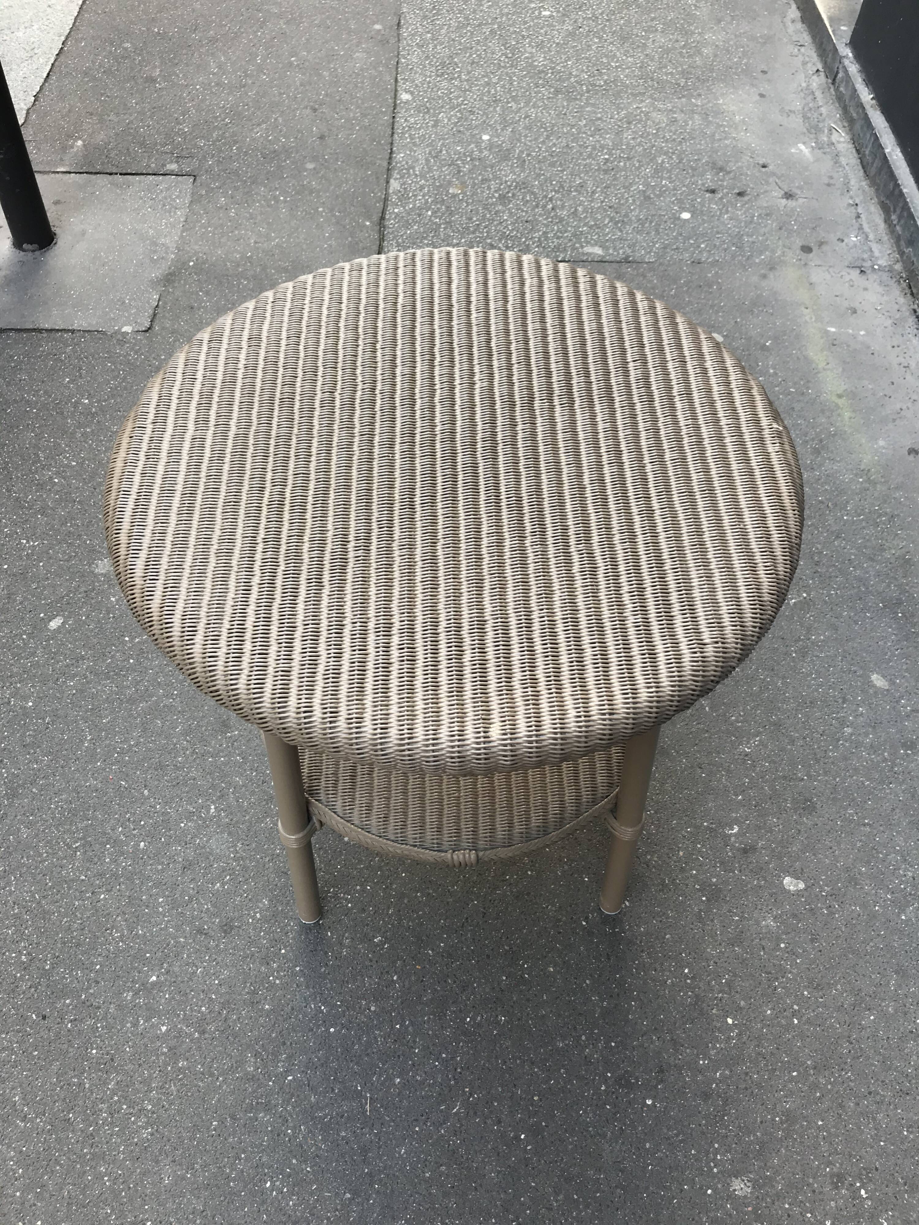 Table ronde rotin outdoor, Vincent Sheppard