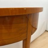 Biedermeier Demi-Lune Console Table in Cherry Wood, South Germany, 1820