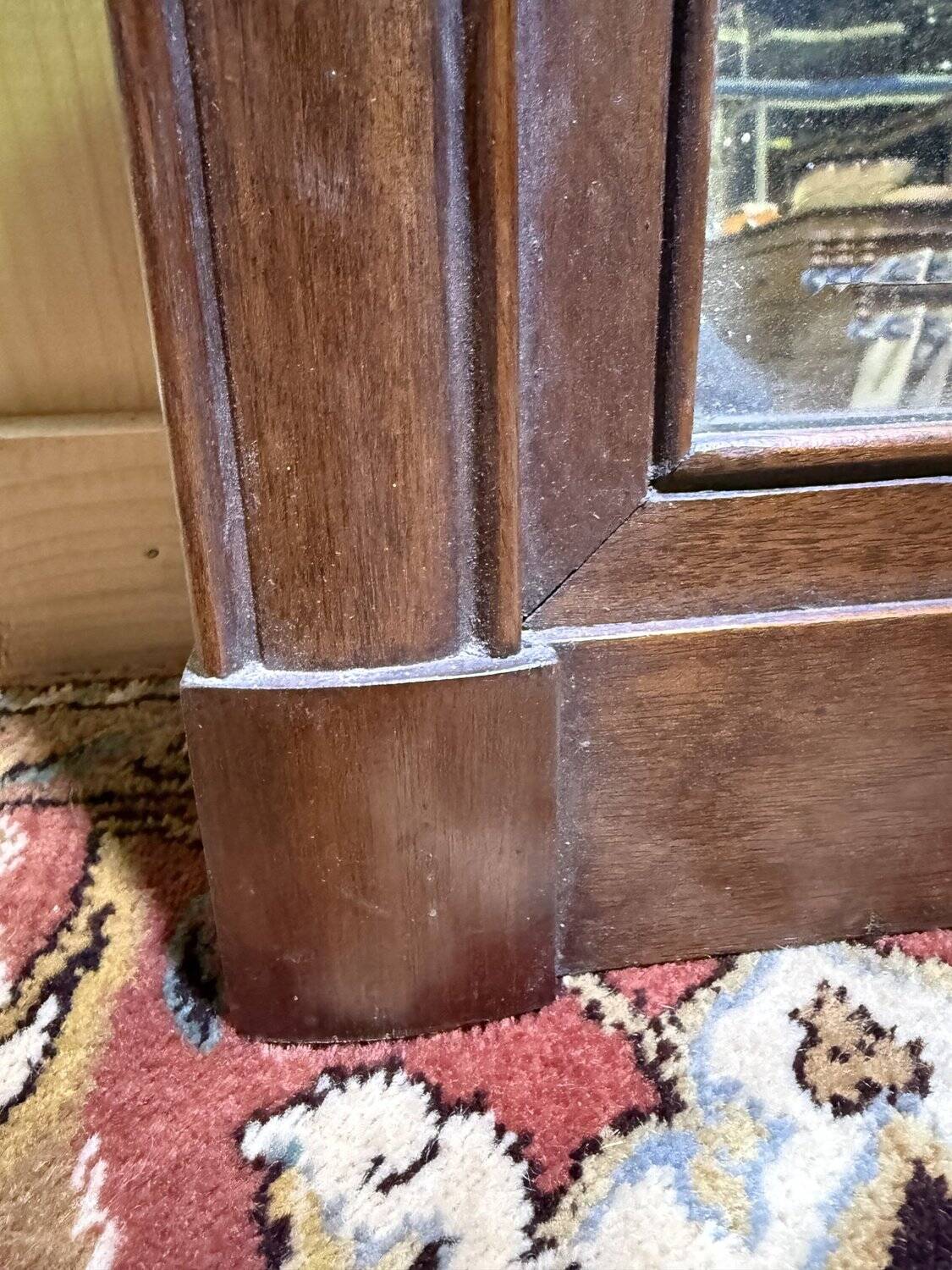 Art Deco period walnut mirror