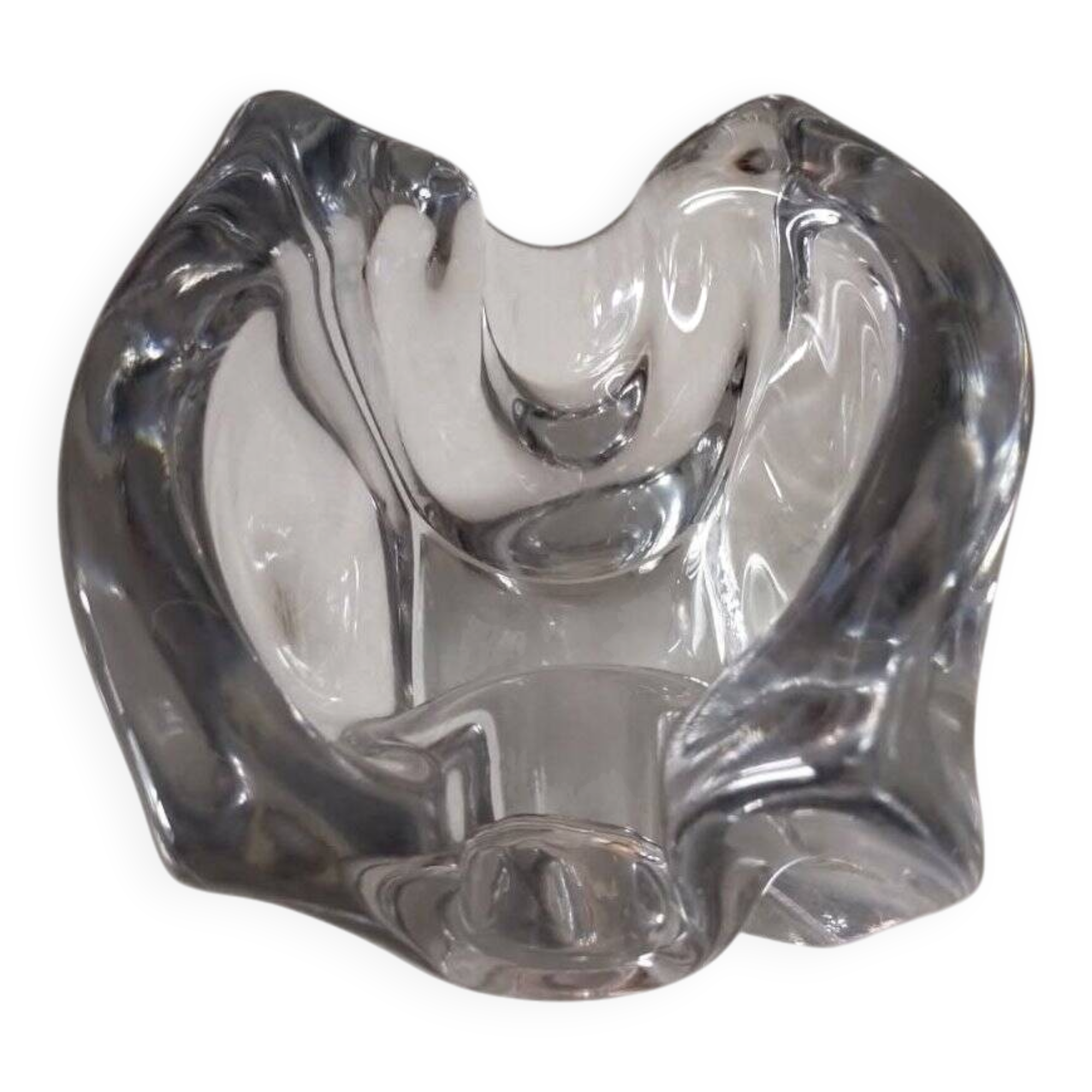 Crystal cigar ashtray