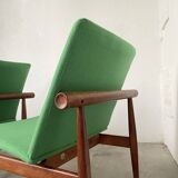 Pair of Finn Juhl Armchair model “Japan” France & Son