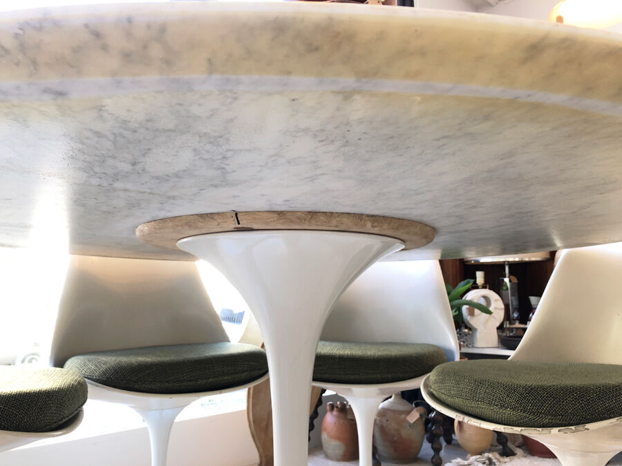 Tulip table Eero Saarinen 137 cm Knoll edition 1970