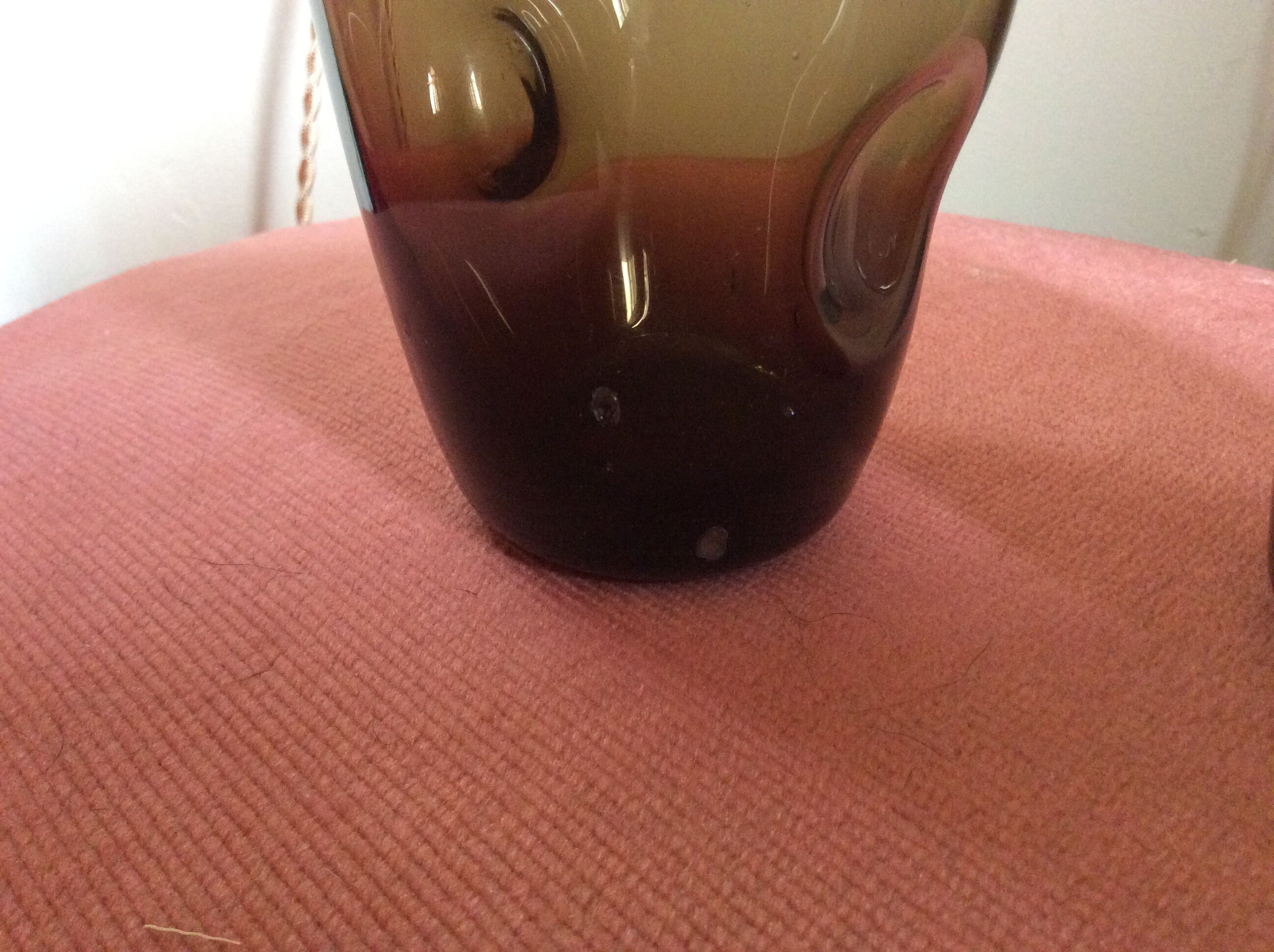 Series of 5 vintage glasses