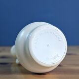 Small white soliflor vase with handle Germany by Br-Verp 15cm