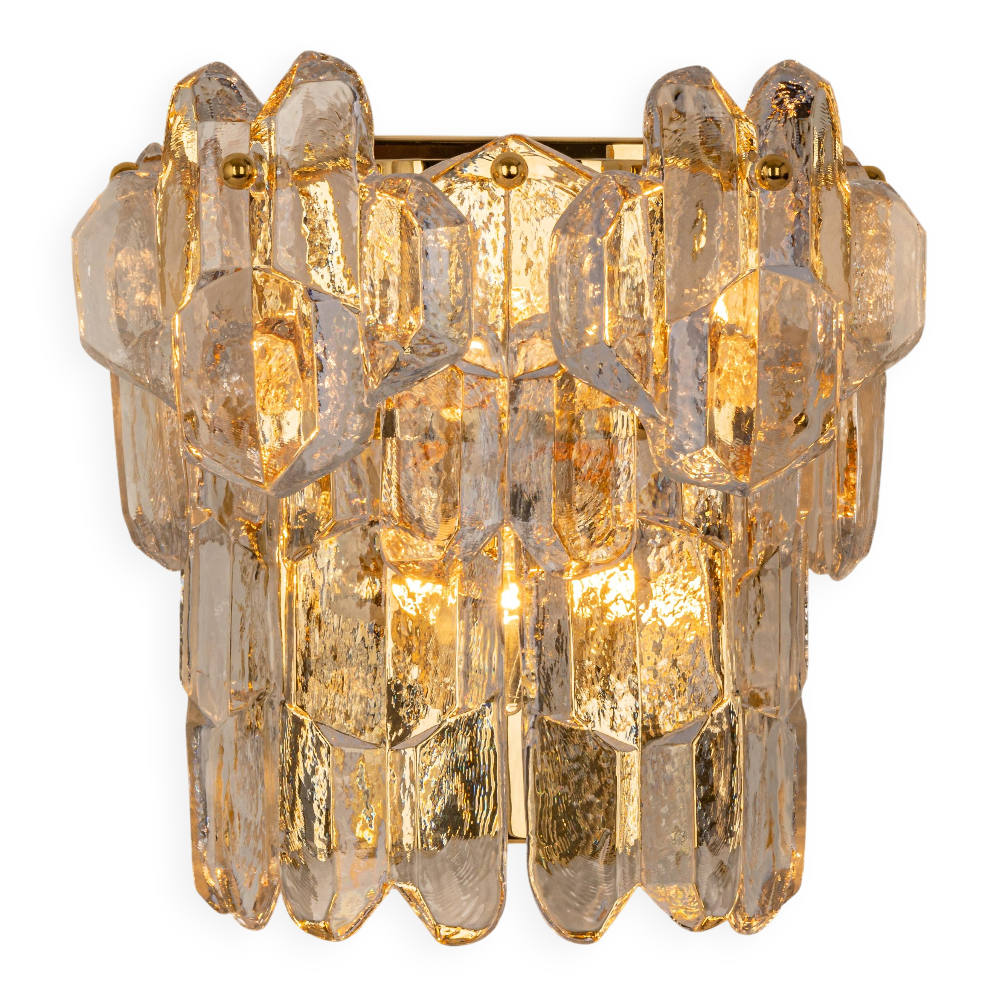 Kalmar Palazzo large simple wall light, Austria, 1970s