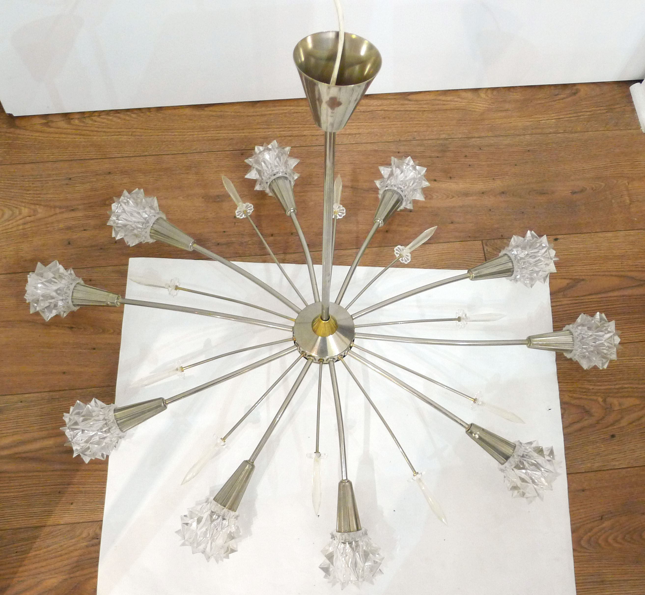 Lustre chromé & étoilé