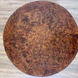 Round coffee table/thuja magnifying glass service