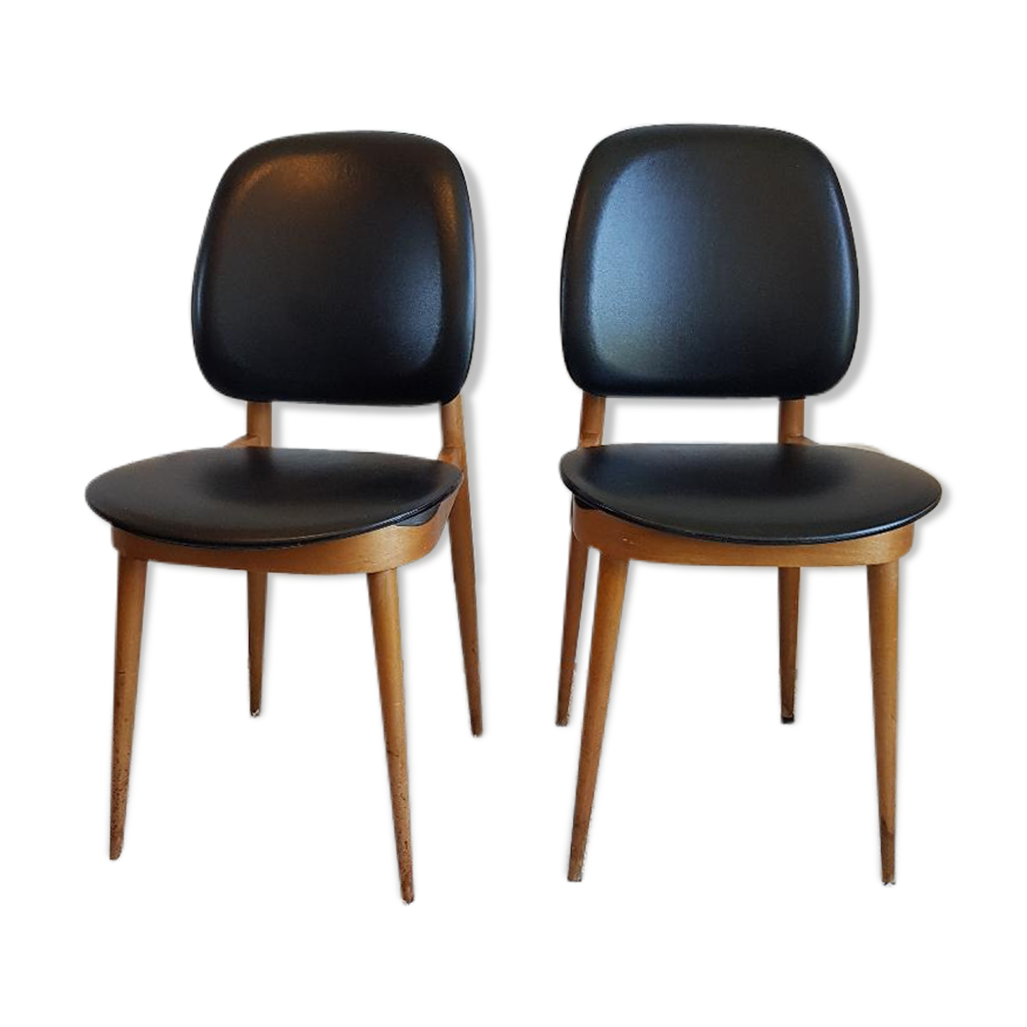 Pair of Baumann chairs model Pegasus circa 1960