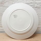 Set of 4 flat plates small flowers