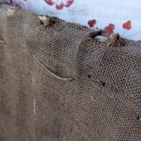 Wood and wicker basket, antique, size xxxl.