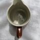 Théière et pots à lait en céramique marron