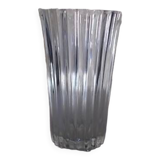Vase en verre transparent