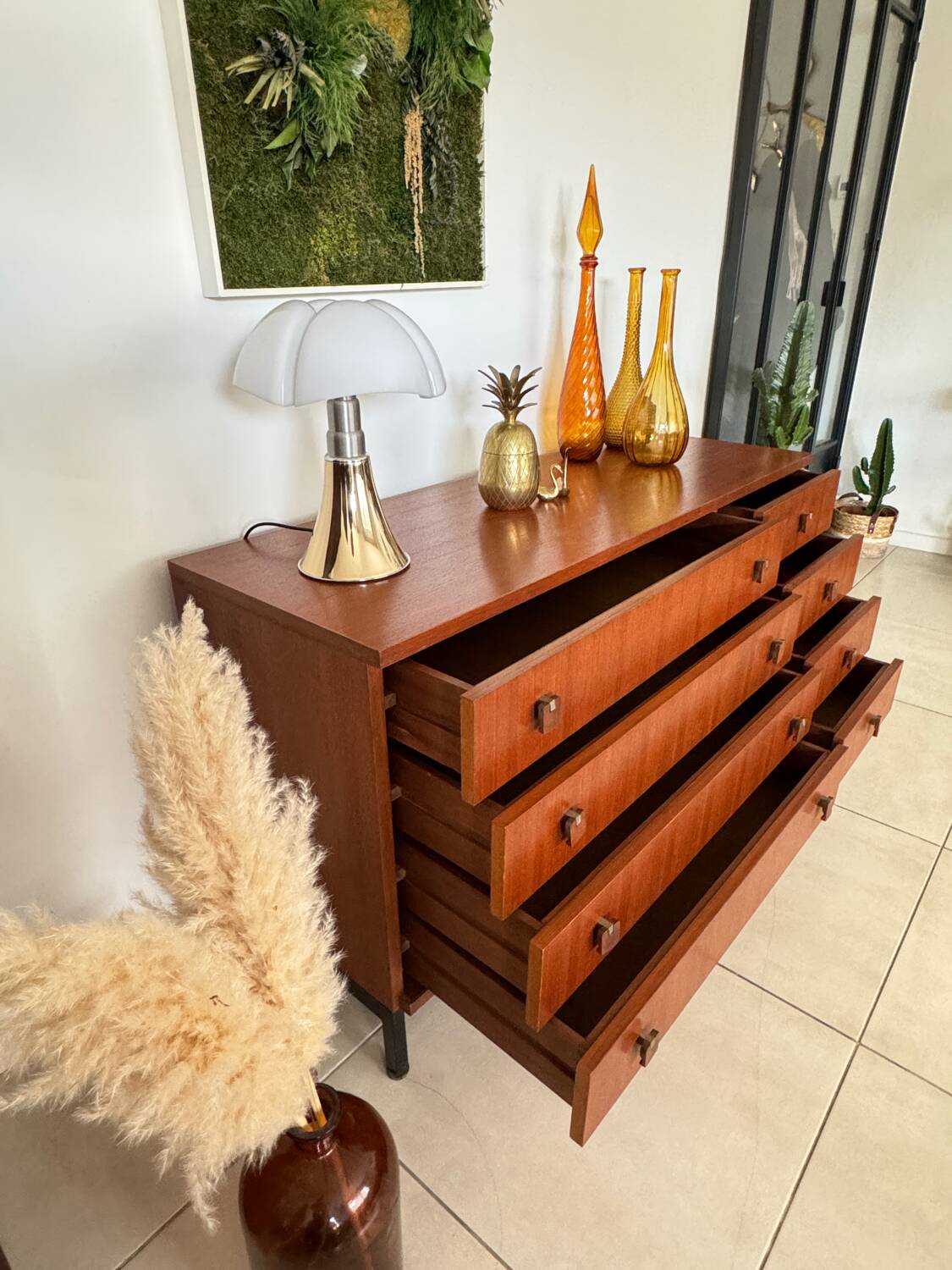 Vintage Scandinavian teak sideboard