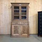 Two-part buffet in raw oak