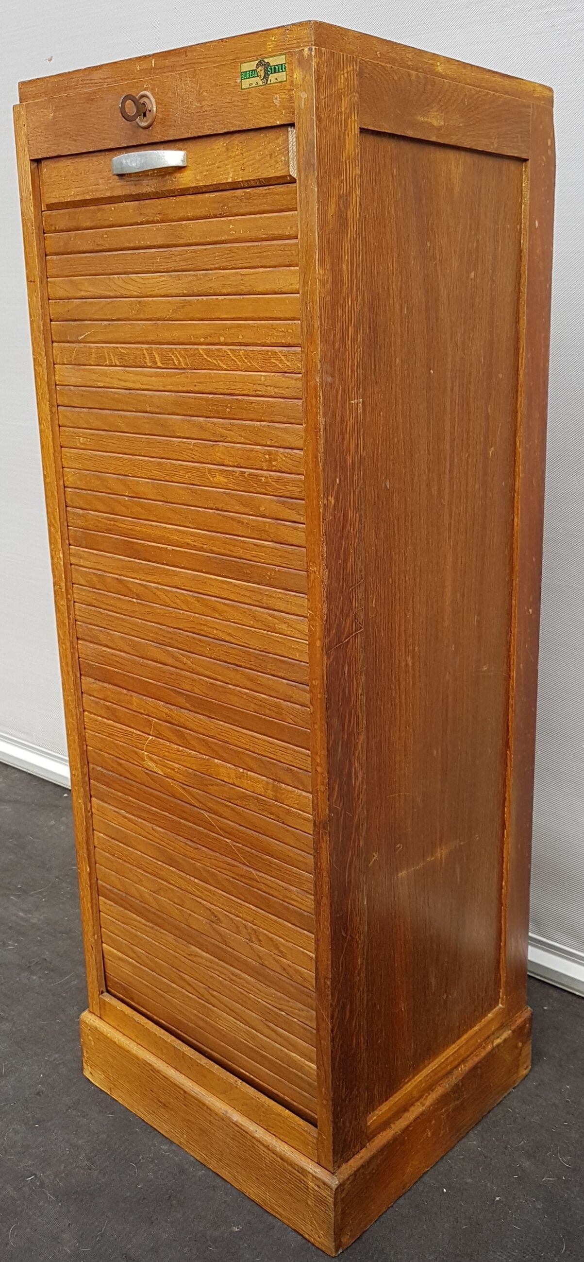 1950 Bureau Style Paris curtain cabinet