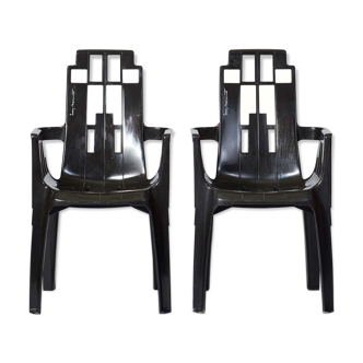 Set of Boston chairs by Pierre Paulin