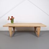 Coffee Table ML 115 by Illum Wikkelsø for Mikael Laursen Light Oak Danish Design