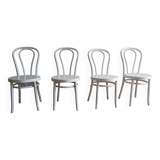 Set of 4 vintage shabby chic bistro chairs