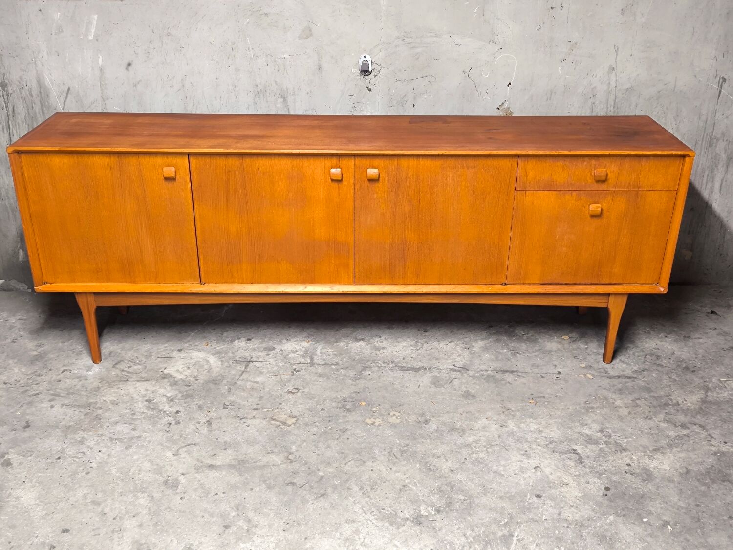 Vintage Scandinavian teak sideboard