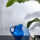 Grand pichet vintage en verre Soufflé - Bleu Cobalt