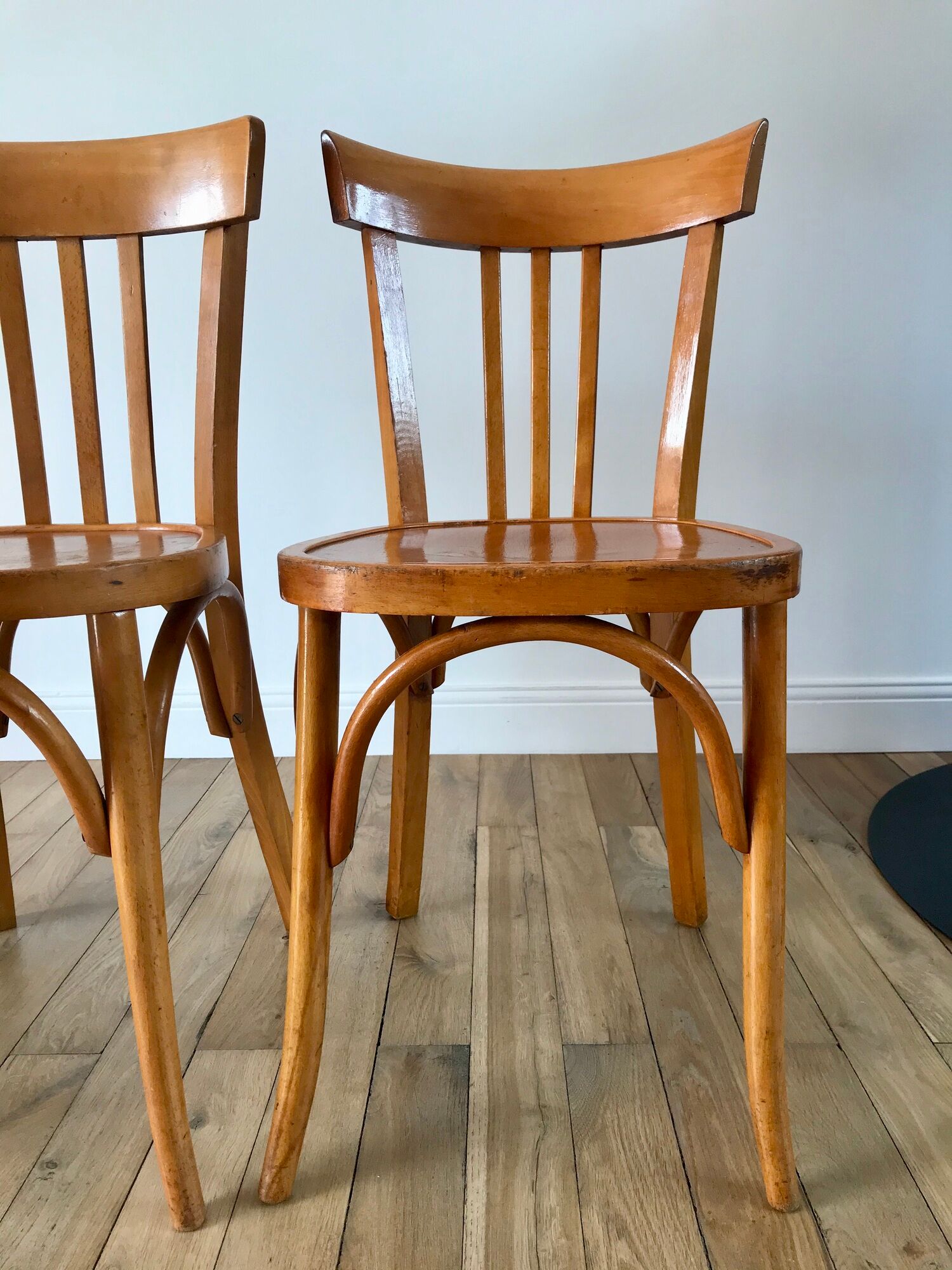 Set of 3 Luterma bistro chairs 50s