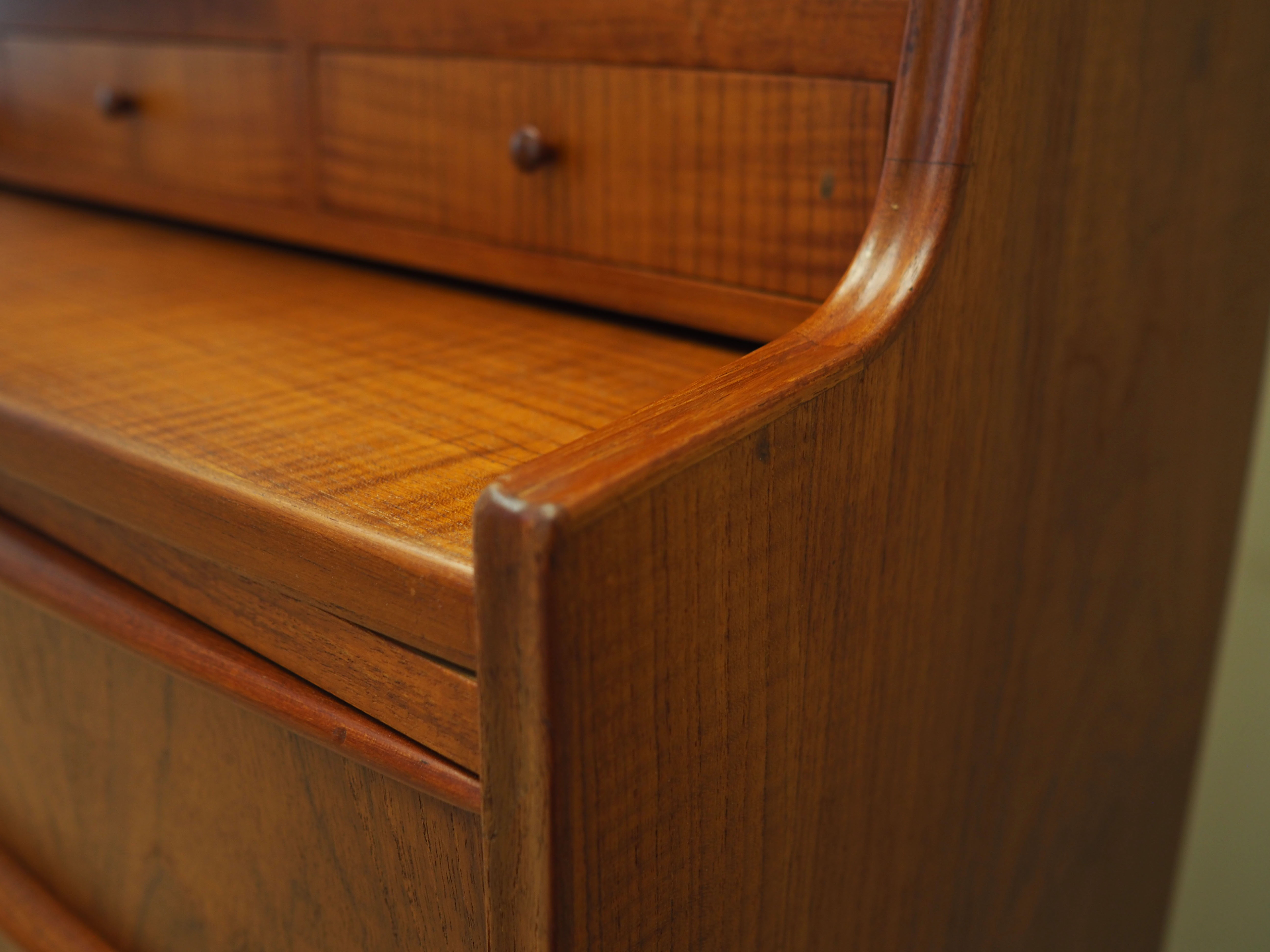Teak secretary, Danish design, 1970s, production: Denmark