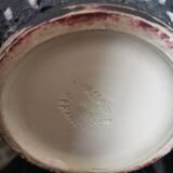 Large earthenware pitcher Vallauris Lunetta France ceramic design 60s