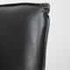 Vintage black leatherette office cantilever chair, 1970s