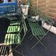 14 chaises pliantes de jardin