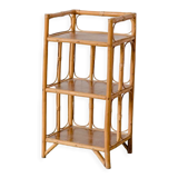 Vintage rattan bedside table