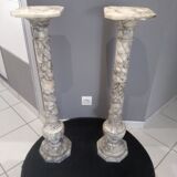 Pair of marble columns year 1950