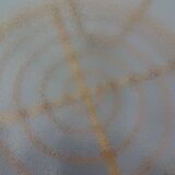 Italian Bamboo & Glass Coffee Table, 1950s