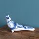 Ceramic bird, hand-painted, Mexico