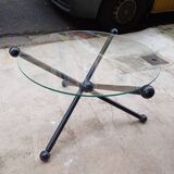 Small coffee table, designer side table 1980