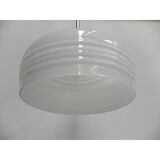 Suspension Deco with white glass sphere