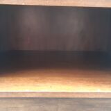 Art Deco bedside tables carved wood and marble 1930